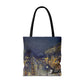 Pissarro, Camille - The Boulevard Montmartre At Night (1897) - Tote Bag