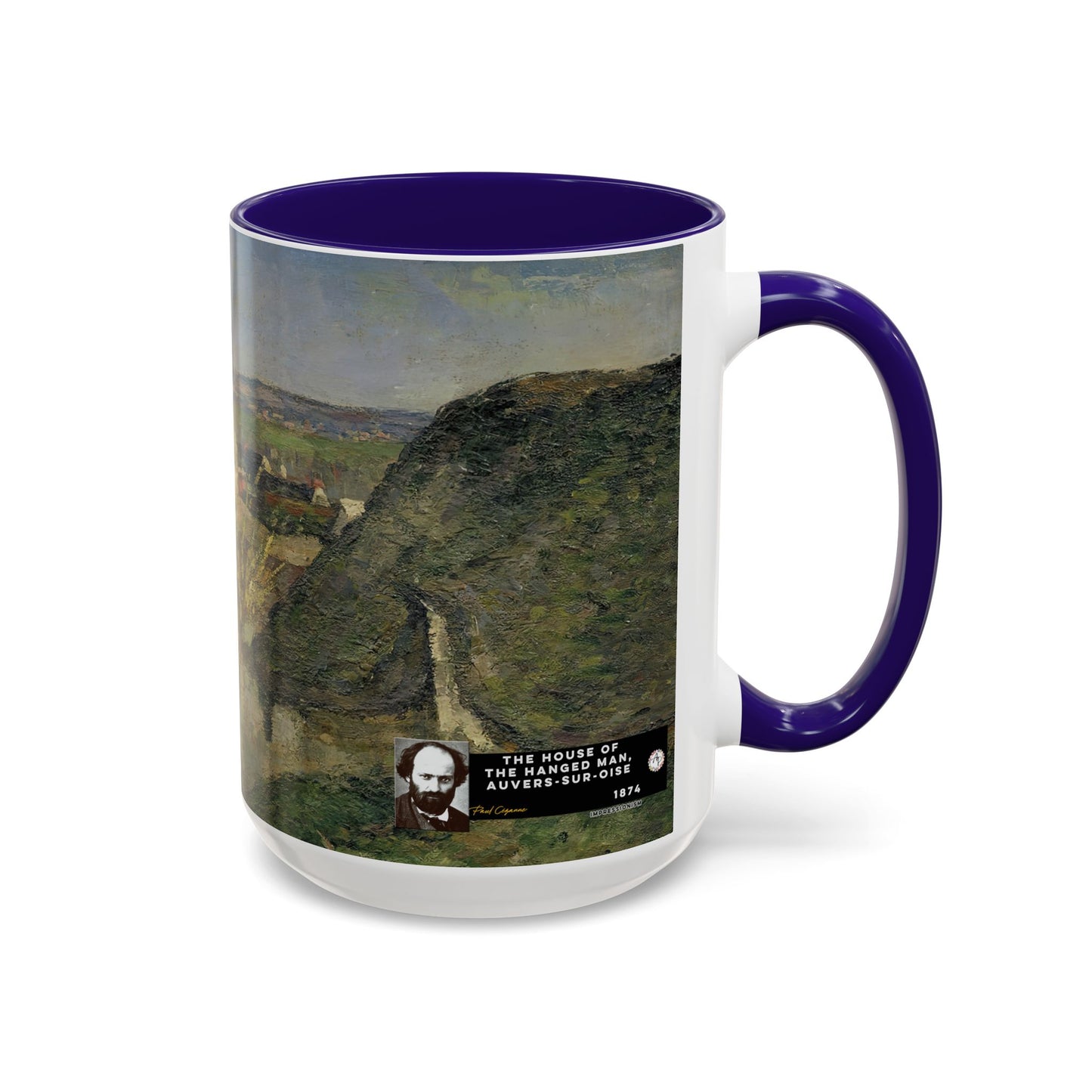 Cézanne, Paul - The House of the Hanged Man, Auvers-sur-Oise (1874) - Colorful Accent Mugs