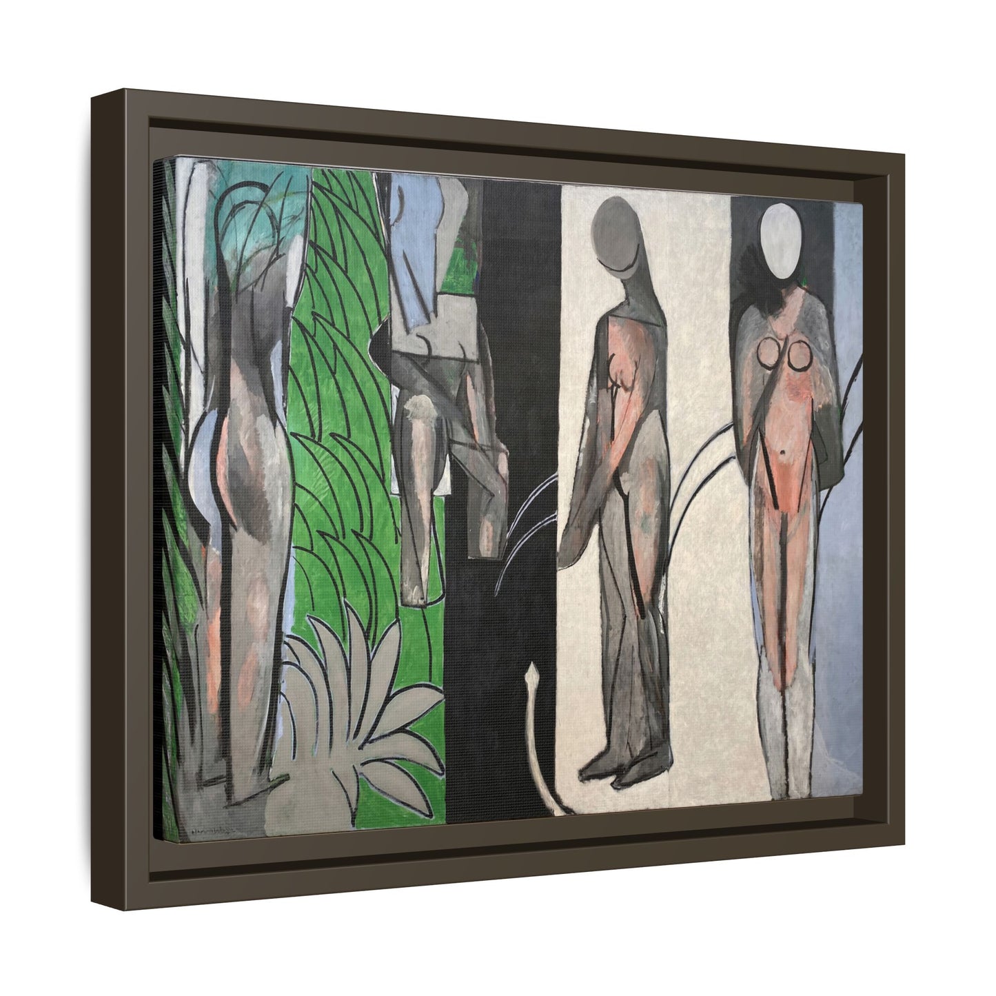 Matisse, Henri - Bathers by a River (1917) - Matte Canvas, Framed
