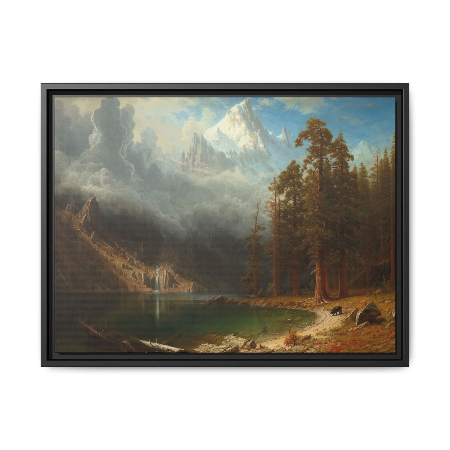 Bierstadt, Albert - Mount Corcoran (1877) - Matte Canvas, Framed