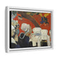 Gauguin, Paul - Vision of the Sermon (Jacob Wrestling with the Angel) (1888) - Matte Canvas, Framed