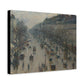 Pissarro, Camille - Boulevard Montmartre, Winter Morning (1897) - Canvas Block, unframed