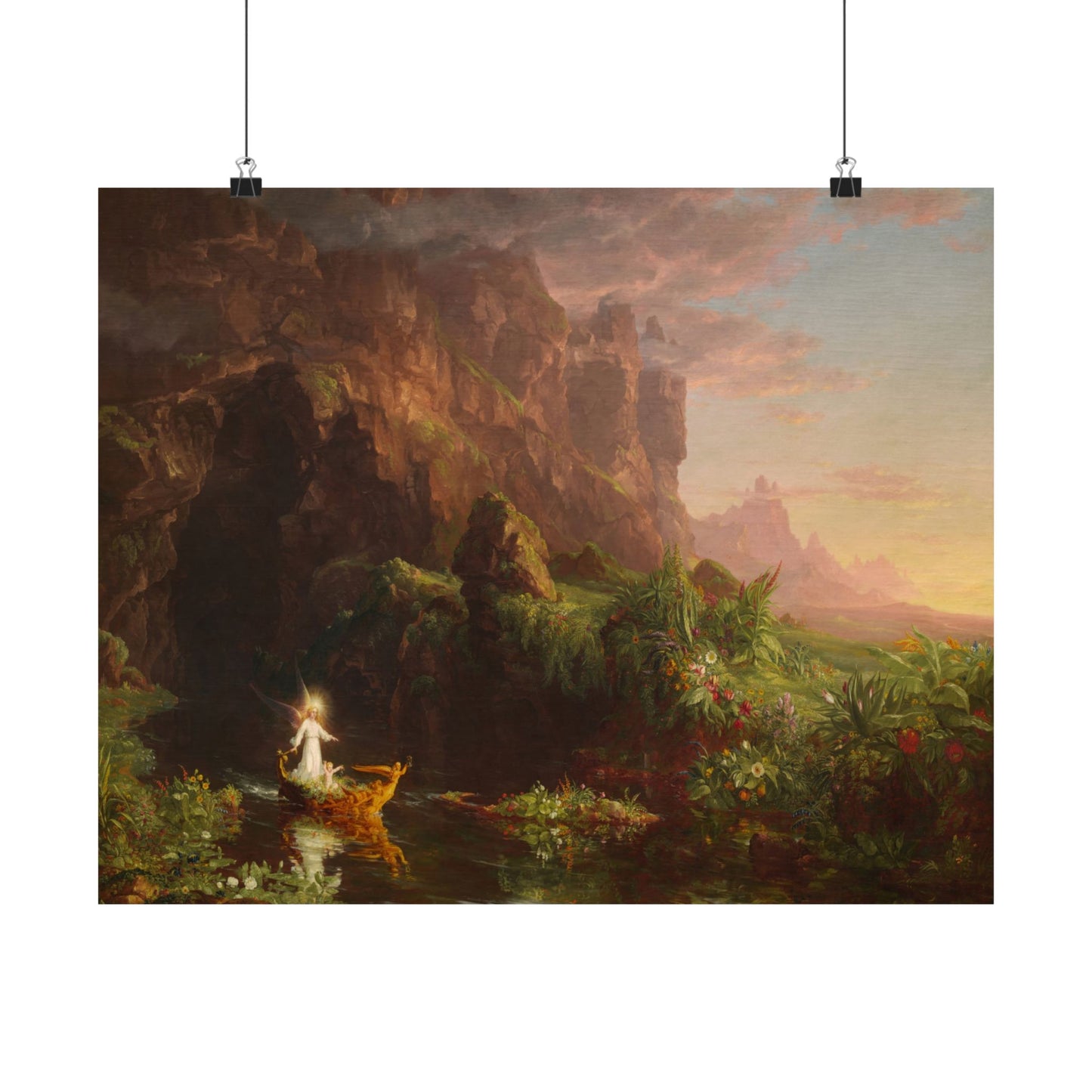 Cole. Thomas - The Voyage of Life: Childhood (1842) - Satin Posters