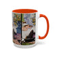 Cézanne, Paul - A Modern Olympia (1874) - Colorful Accent Mugs