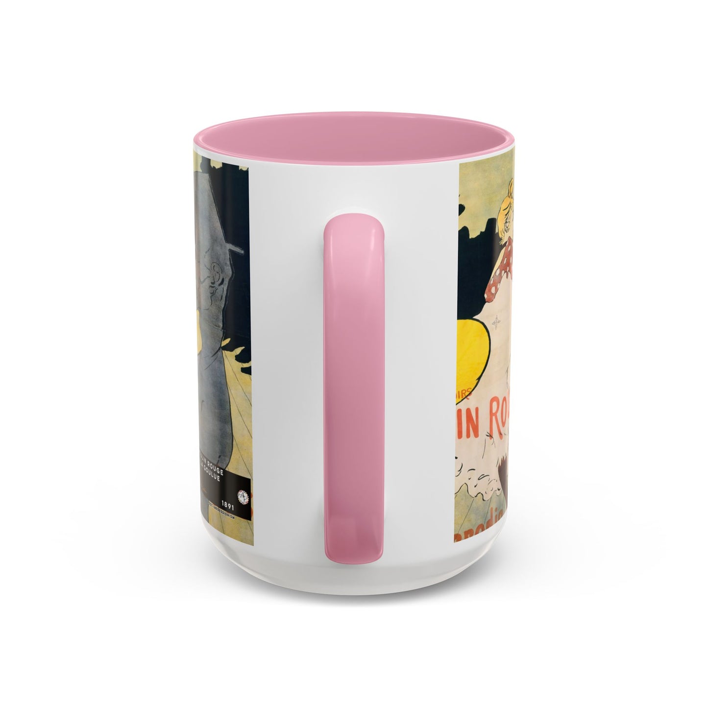 Toulouse-Lautrec, Henri - Moulin Rouge - La Goulue (1891) - Colorful Accent Mugs