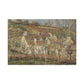 Pissarro, Camille - Red Roofs, Corner of a Village in Winter (1877) - Canvas Block, unframed