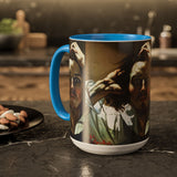 Courbet, Gustave - The Desperate Man (1843) - Colorful Accent Mugs