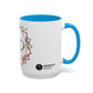 AdamPacio.com - White Logo - Colorful Accent Mugs