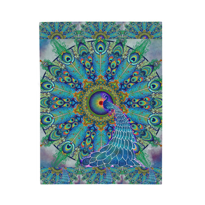 Pacio, Adam - Melek Taus Mandala - Velveteen Plush Blanket