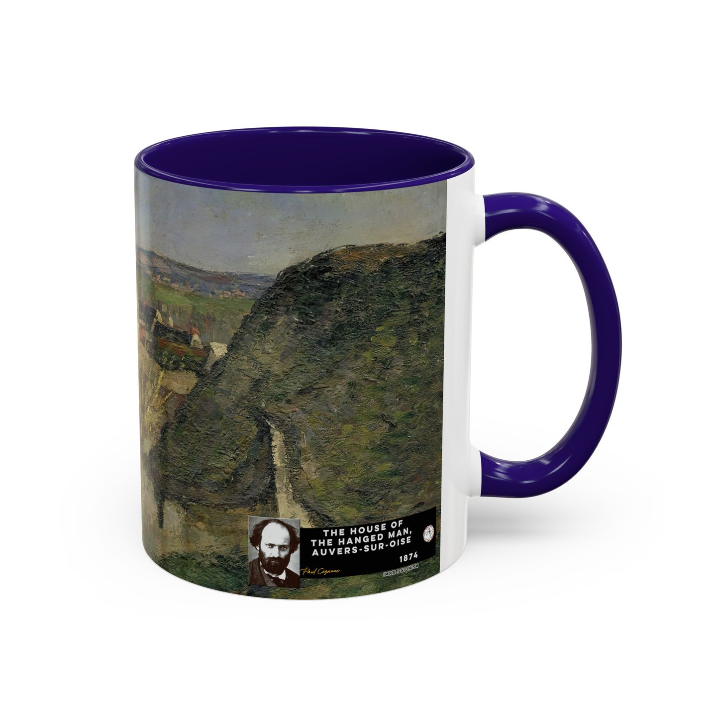 Cézanne, Paul - The House of the Hanged Man, Auvers-sur-Oise (1874) - Colorful Accent Mugs