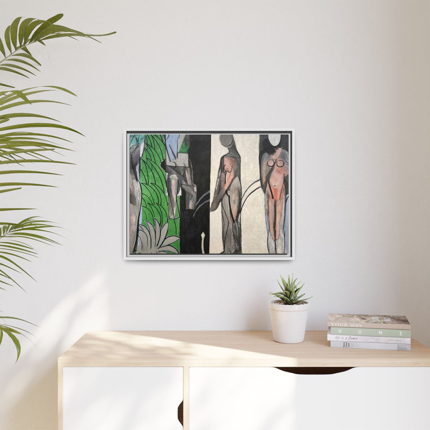 Matisse, Henri - Bathers by a River (1917) - Matte Canvas, Framed