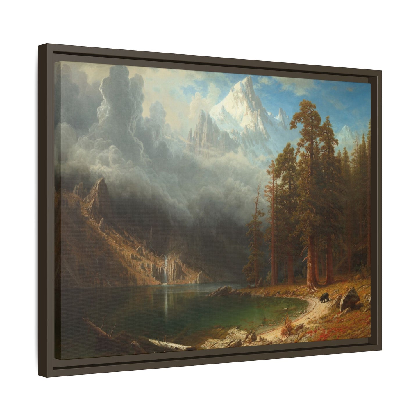 Bierstadt, Albert - Mount Corcoran (1877) - Matte Canvas, Framed