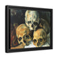 Cézanne, Paul - Pyramid of Skulls (1901) - Matte Canvas, Framed