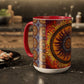 Pacio, Adam - Solar Disc Mandala - Colorful Accent Mugs
