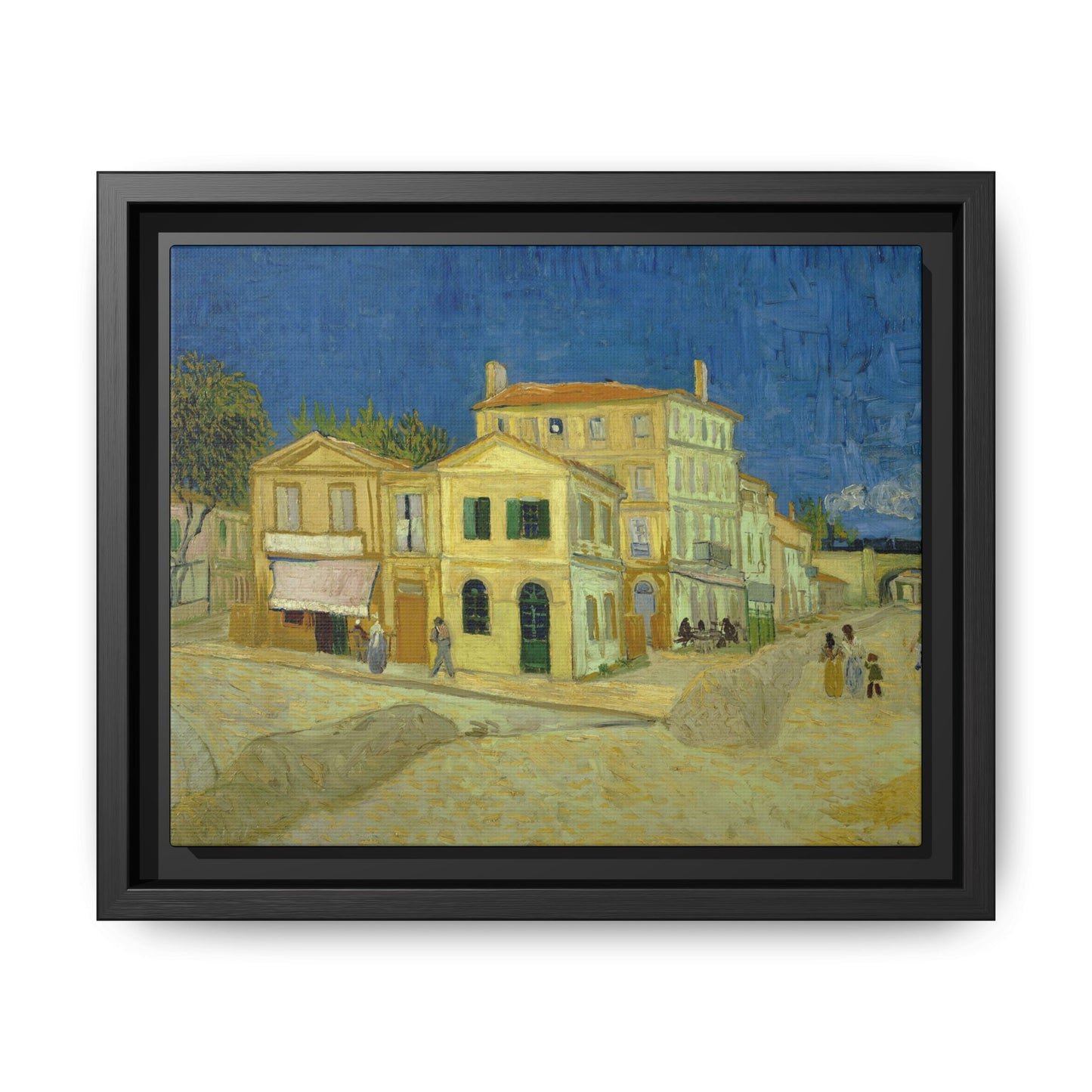 Van Gogh, Vincent - The Yellow House (1888) - Matte Canvas, Framed