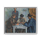 Cézanne, Paul - The Card Players (1892) - Matte Canvas, Framed