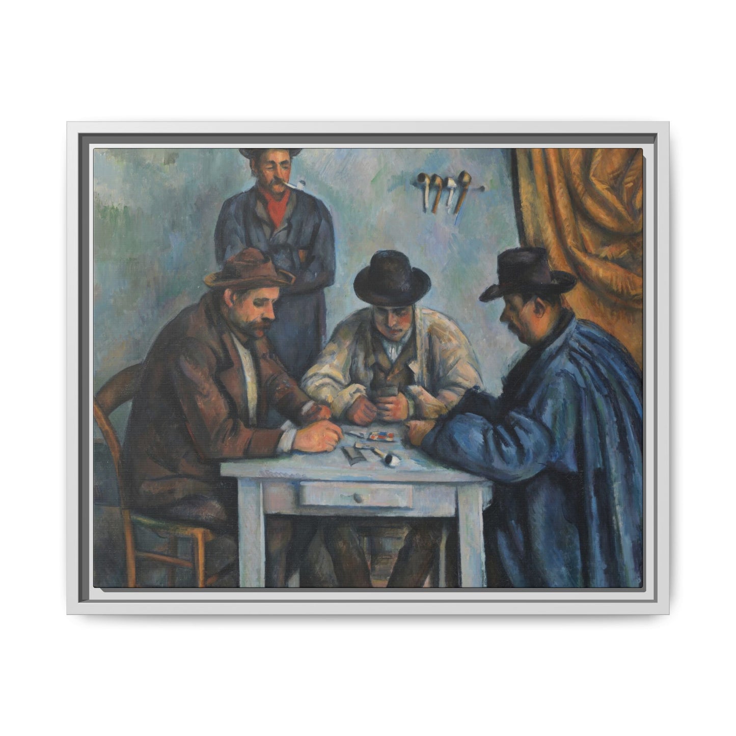 Cézanne, Paul - The Card Players (1892) - Matte Canvas, Framed