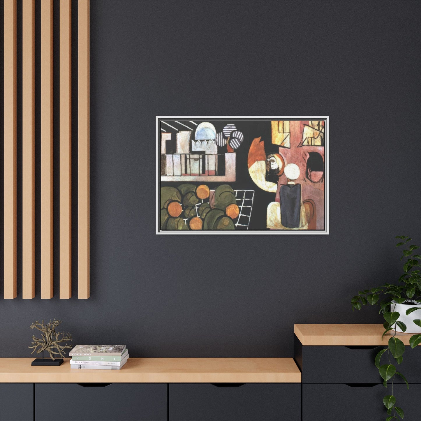 Matisse, Henri - The Moroccans (1916) - Matte Canvas, Framed