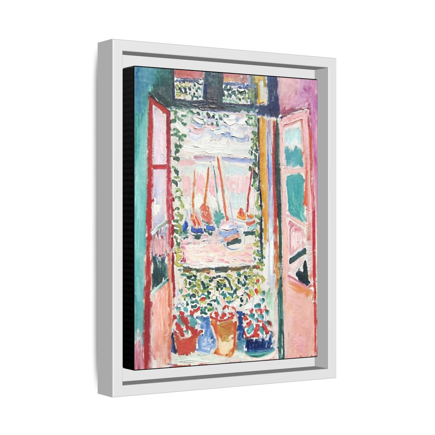 Matisse, Henri - Open Window, Collioure (1905) - Matte Canvas, Framed