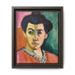 Matisse, Henri - The Green Stripe (1905) - Matte Canvas, Framed