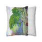 Ranson, Paul - Picking Flowers (1890) - Suede Square Pillowcase