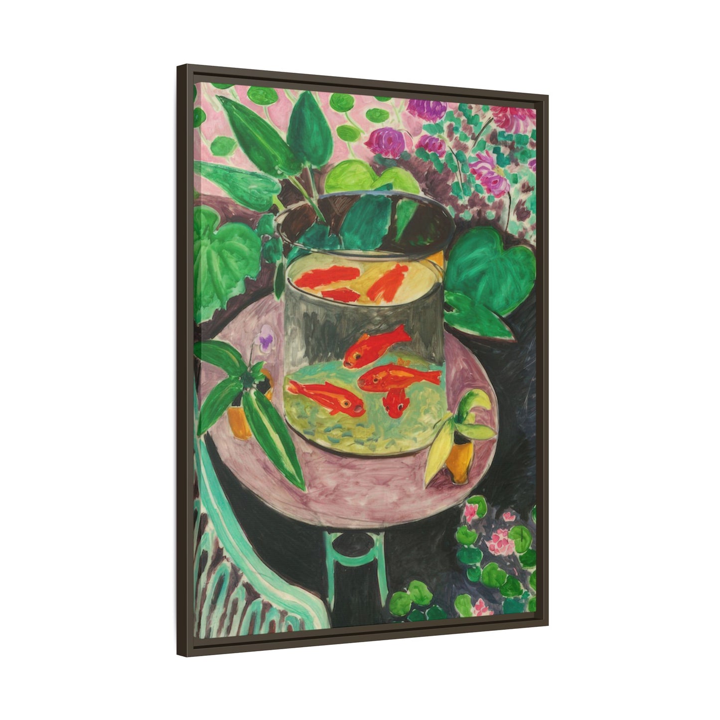 Matisse, Henri - The Goldfish (1912) - Matte Canvas, Framed