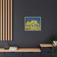 Van Gogh, Vincent - The Yellow House (1888) - Matte Canvas, Framed