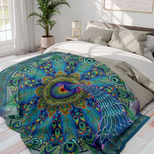 Pacio, Adam - Melek Taus Mandala - Arctic Fleece Blanket