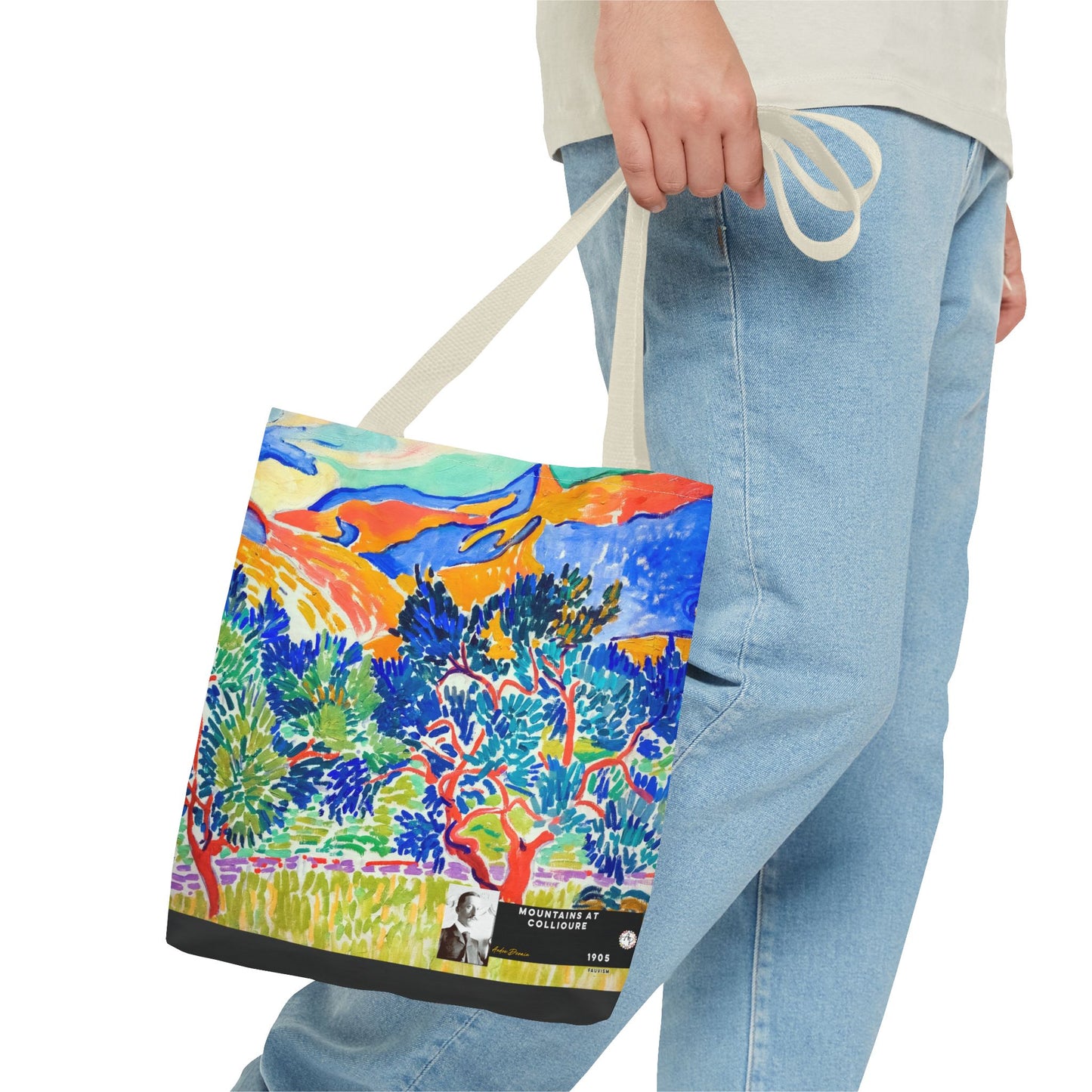 Derain, André - Mountains at Collioure (1905) - Tote Bag
