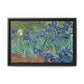 Van Gogh, Vincent - Irises (1889) - Matte Canvas, Framed