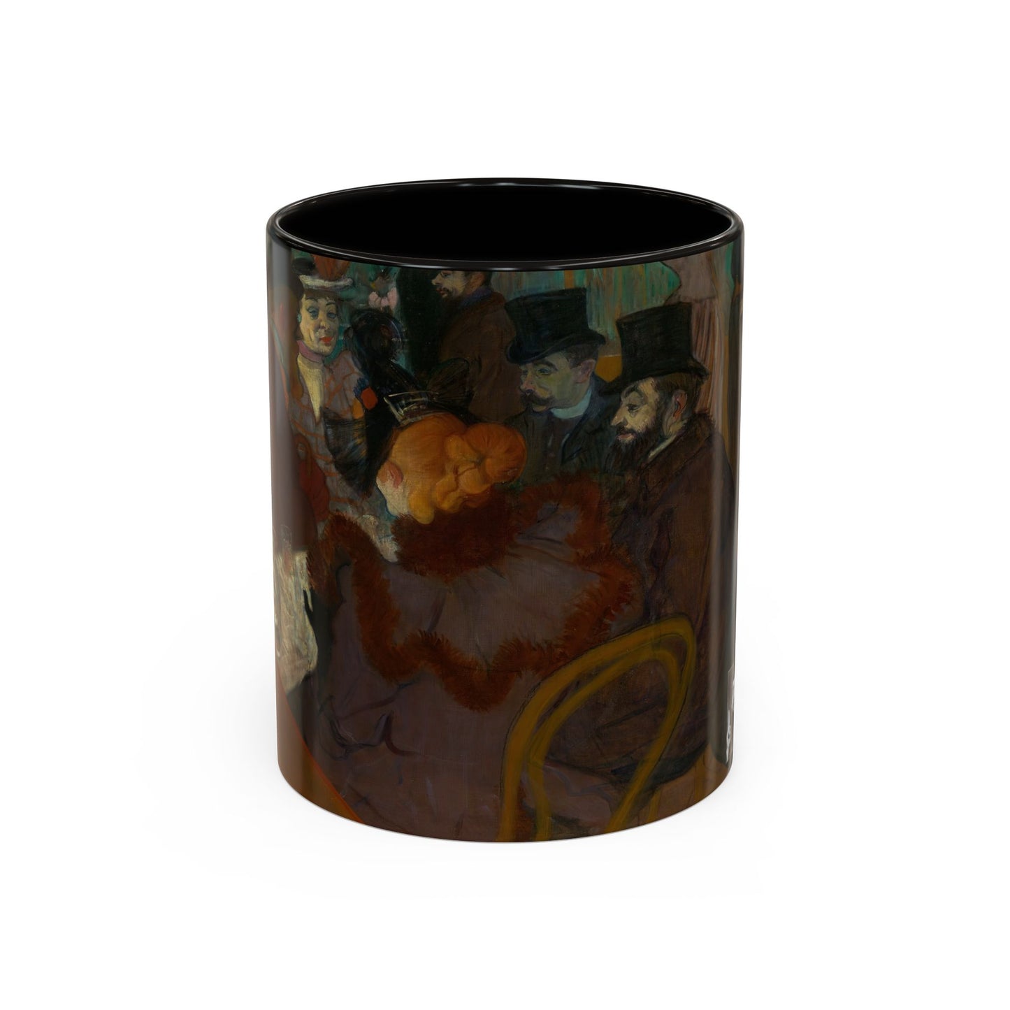 Toulouse-Lautrec, Henri - At the Moulin Rouge (1892) - Colorful Accent Mugs