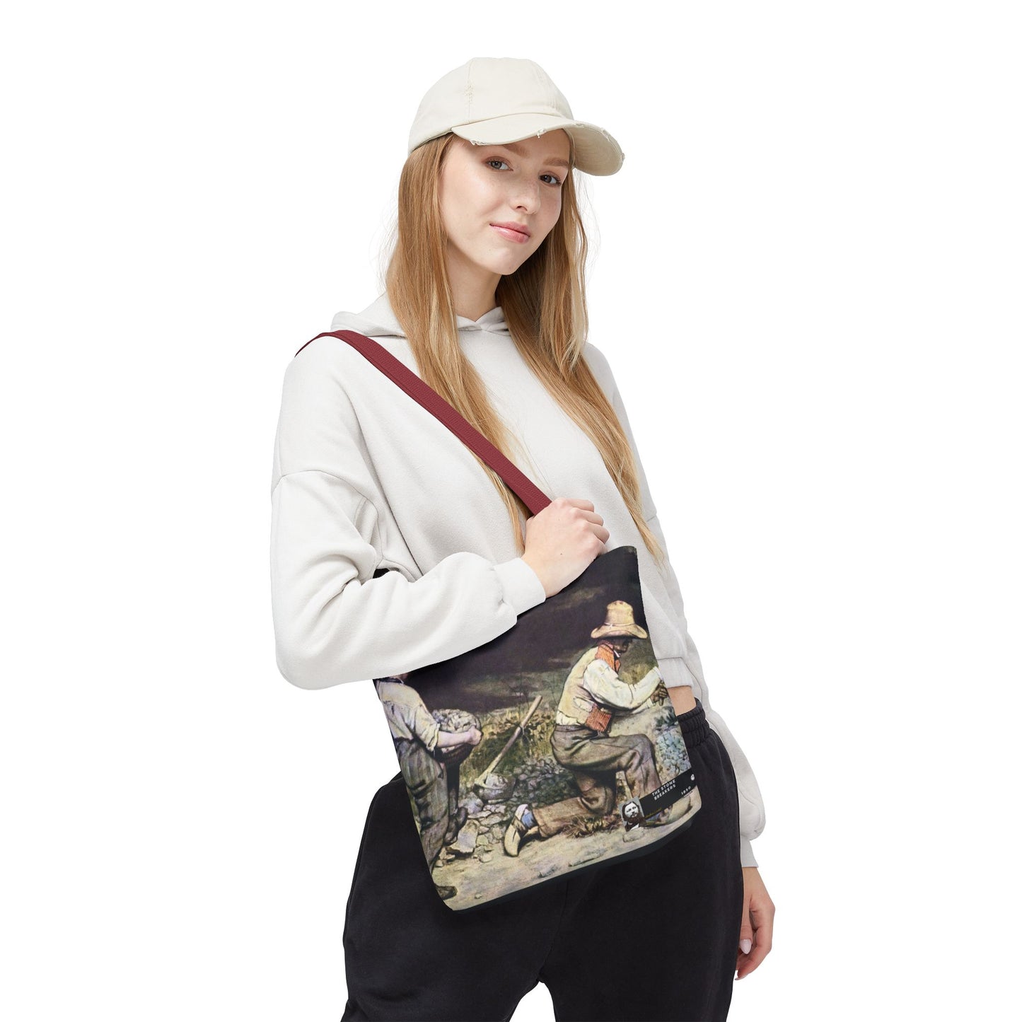 Courbet, Gustave - The Stone Breakers (1850) - Tote Bag