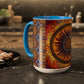 Pacio, Adam - Solar Disc Mandala - Colorful Accent Mugs