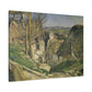 Cézanne, Paul - The House of the Hanged Man (1874) - Canvas Block, unframed