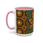 Pacio, Adam - Monarch Butterfly Mandala - Colorful Accent Mugs