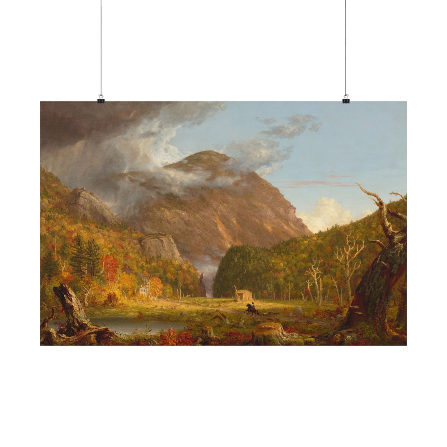 Cole. Thomas - The Notch of the White Mountains (1839) - Satin Posters