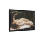 Courbet, Gustave - Woman with a Parrot (1866) - Matte Canvas, Framed