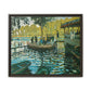 Monet, Claude - La Grenouillere (1869) - Matte Canvas, Framed