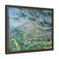 Cézanne, Paul - Mont Sainte-Victoire with Large Pine (1887) - Matte Canvas, Framed