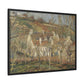 Pissarro, Camille - Red Roofs, Corner of a Village in Winter (1877) - Matte Canvas, Framed