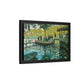 Monet, Claude - La Grenouillere (1869) - Matte Canvas, Framed