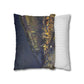 Pissarro, Camille - The Boulevard Montmartre At Night (1897) - Suede Square Pillowcase
