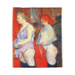 Toulouse-Lautrec, Henri - The Medical Inspection (1894) - Velveteen Plush Blanket