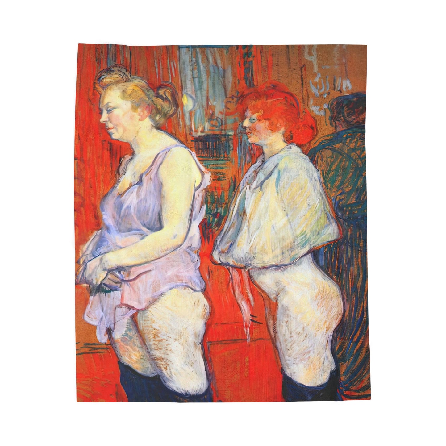 Toulouse-Lautrec, Henri - The Medical Inspection (1894) - Velveteen Plush Blanket