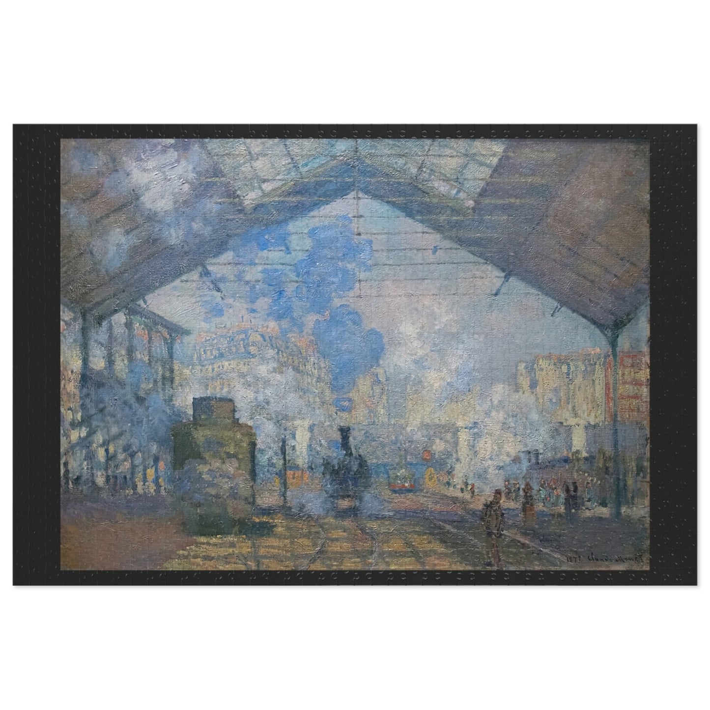 Monet's "La Gare Saint-Lazare" - 1000pc Jigsaw Puzzle