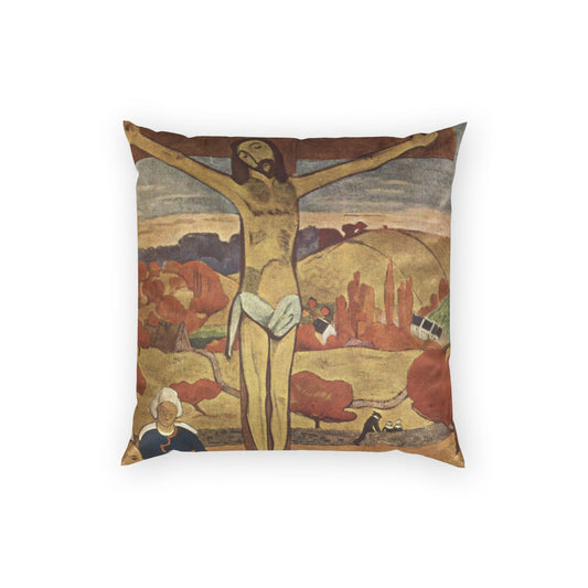Gauguin, Paul - The Yellow Christ (1889) - Poly Velvet Pillow