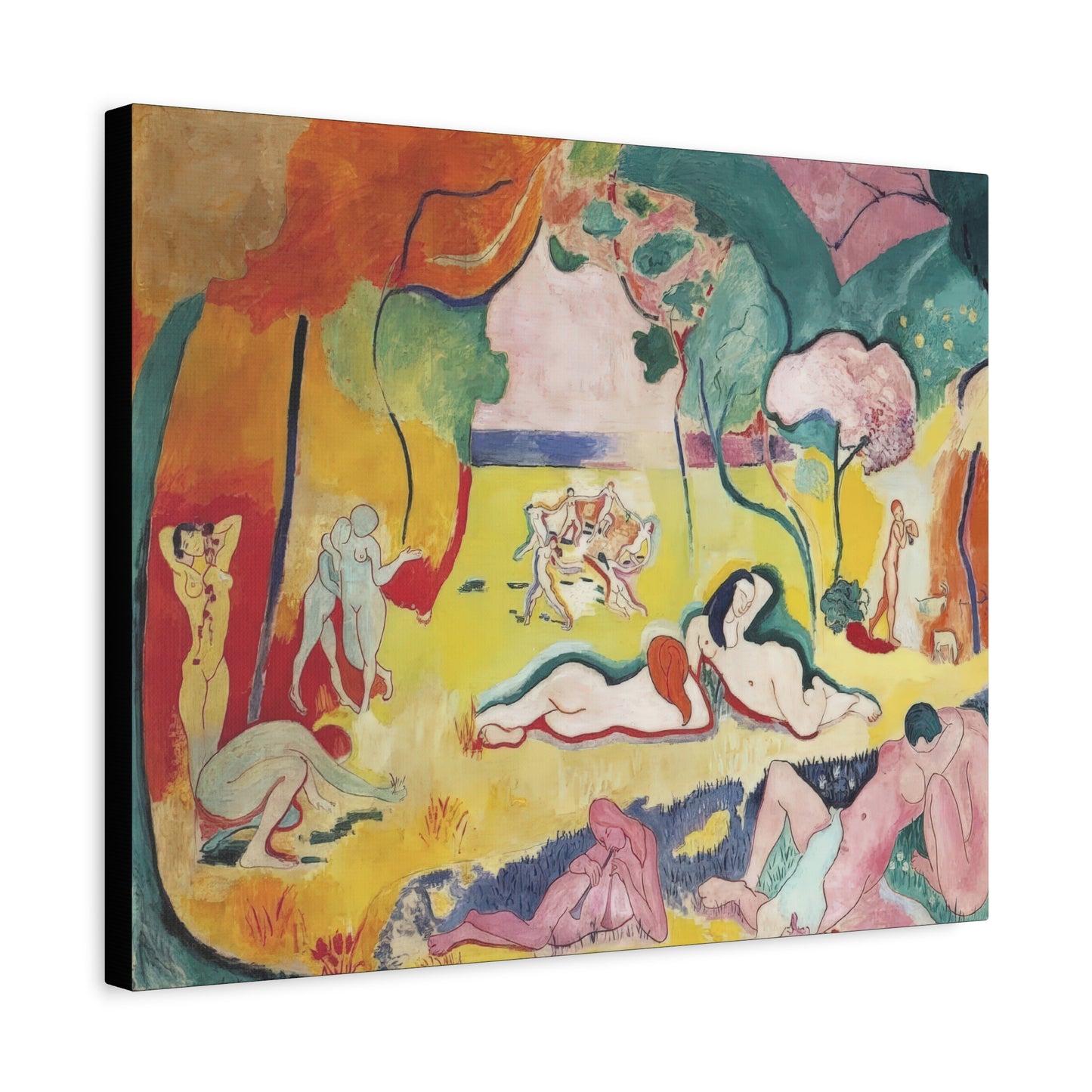 Matisse, Henri - The Joy of Life (1905) - Canvas Block, unframed