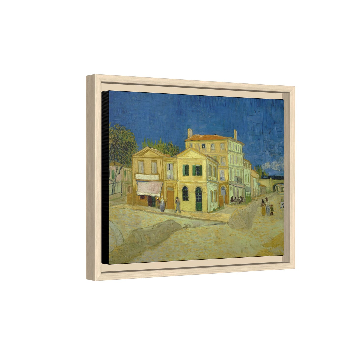 Van Gogh, Vincent - The Yellow House (1888) - Matte Canvas, Framed