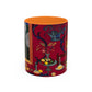 Matisse, Henri - The Dessert Harmony in Red (1908) - Colorful Accent Mugs