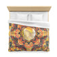 Filiger, Charles - Woman’s Head with Closed Eyes (1893) - Microfiber Duvet Cover